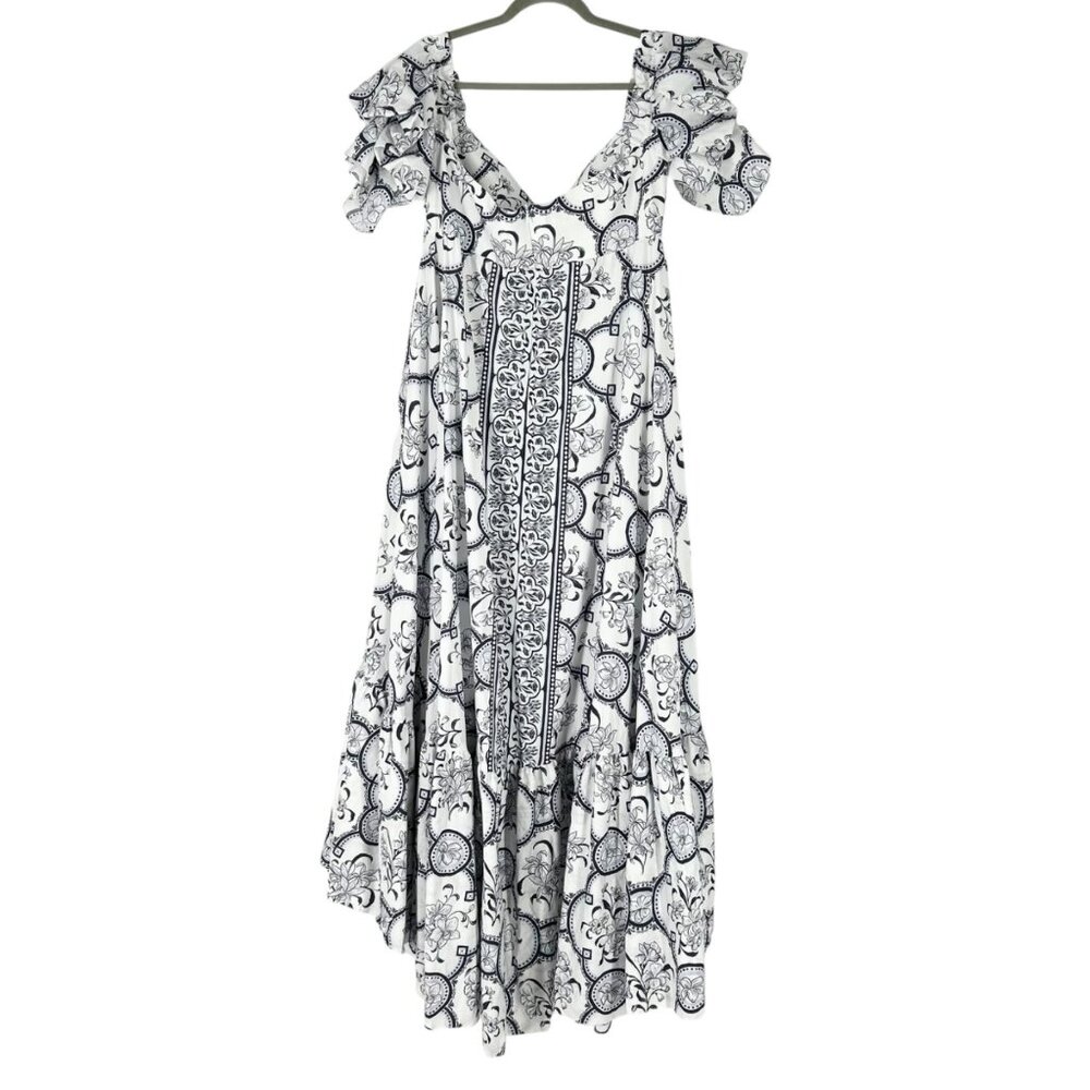 NWT Andres Otalora Raquira Off Shoulder Gown - Picture 5 of 12